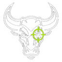 Bulls Eye character logo